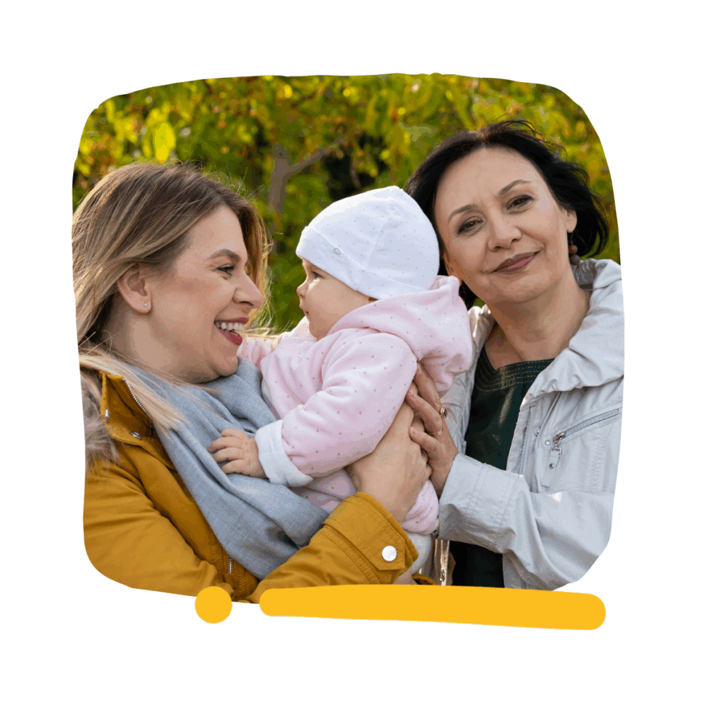 Early Opportunity Zones - two women playing with an infant